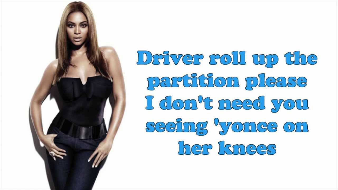 Beyoncé Partition with on screen lyrics YouTube