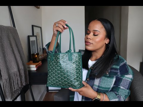 Goyard Anjou Tote Mini Green