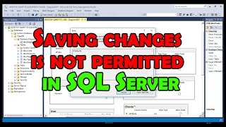 ✅[SOLUCION] Saving changes is not permitted in SQL Server