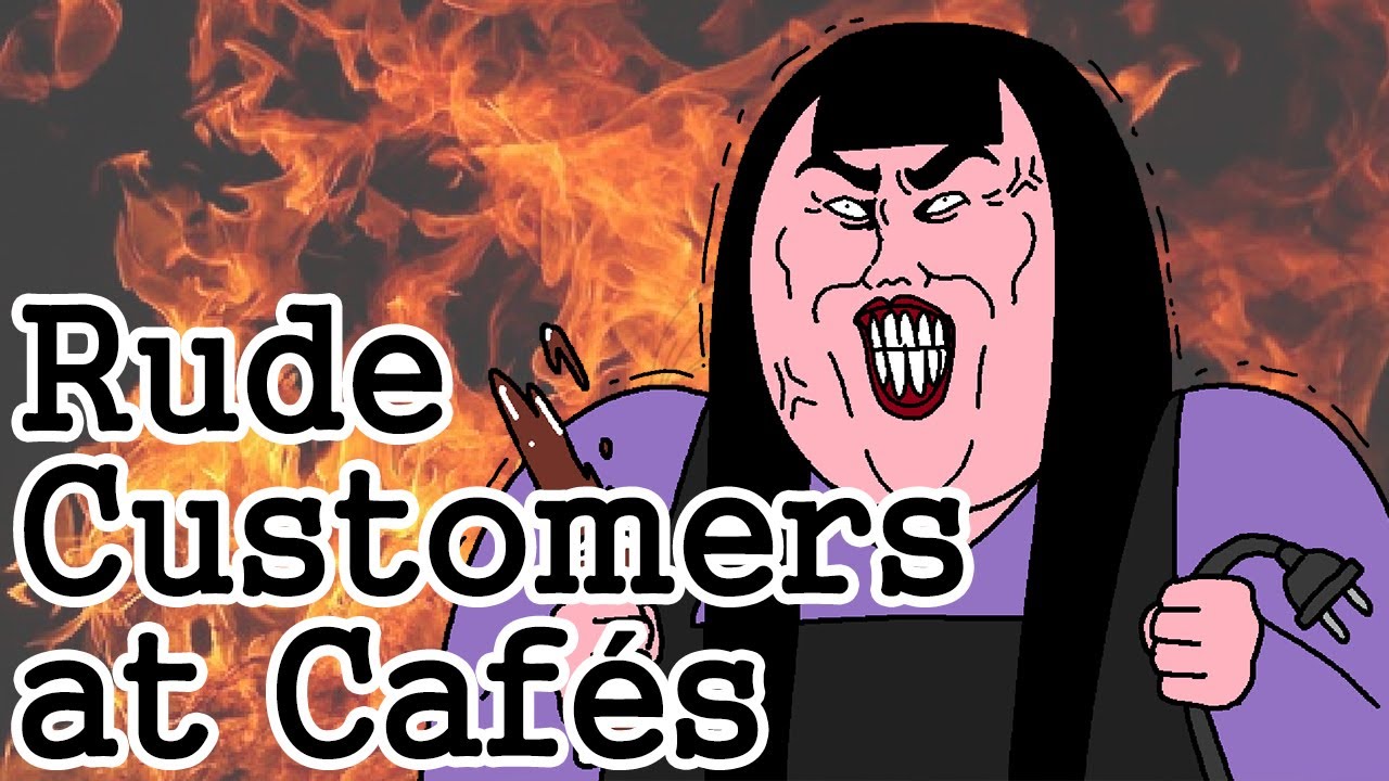 [Real Woman] Rude Customers at Cafés - YouTube