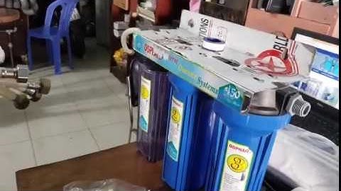Hướng dẫn lắp đặt bộ lọc nước sinh hoạt 3 cấp lọc 10 inch | cách lắp bộ lọc nước 3 cấp