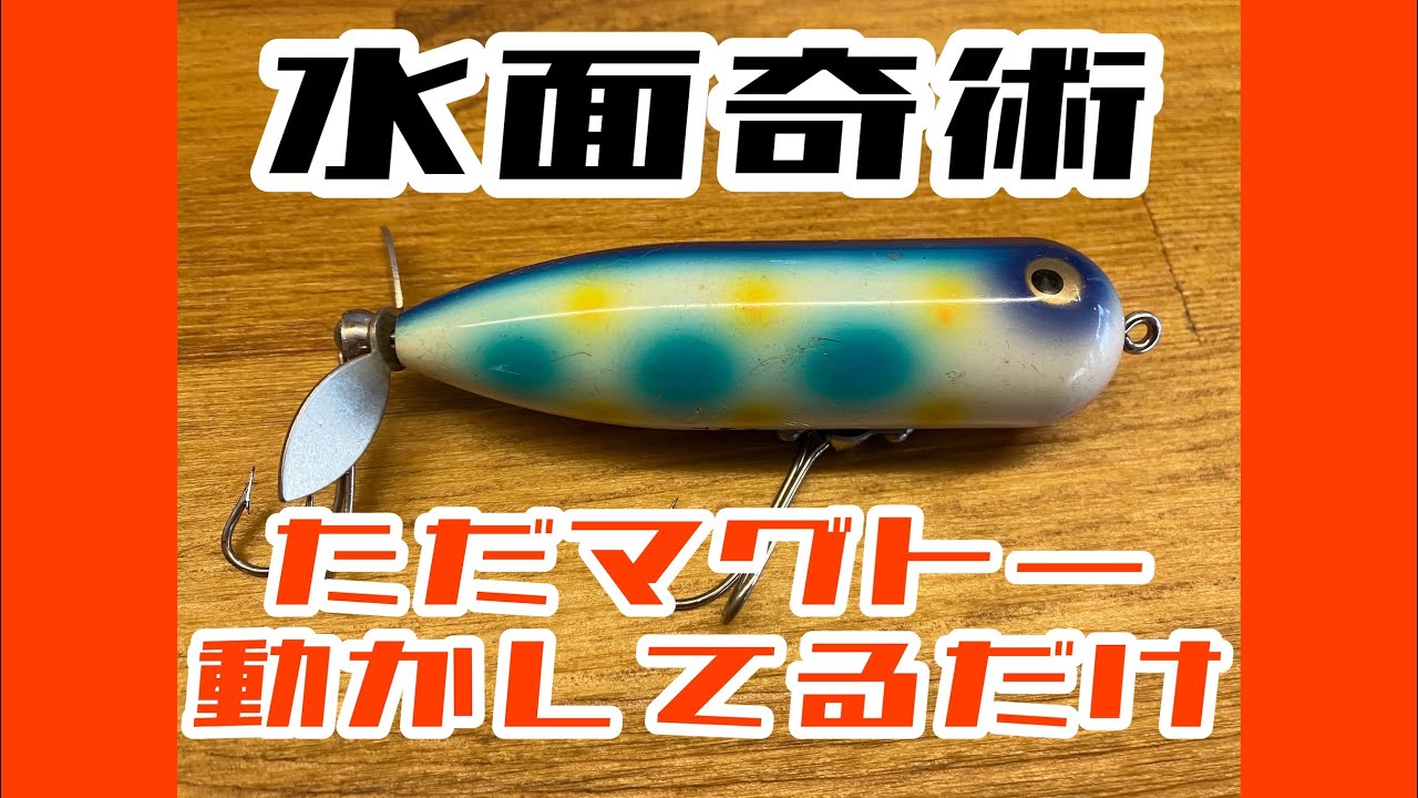 水面奇術】#207 ただマグトー動かしてるダケの動画 - YouTube