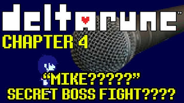 Mike Secret Boss Fight (PC VERSION) | DELTARUNE CHAPTER 4