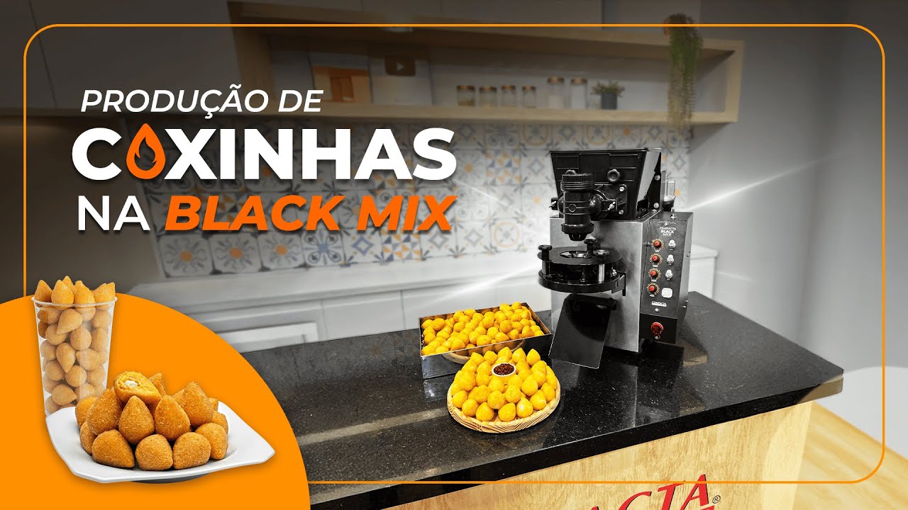 Como Fazer a Coxinha Perfeita na Modeladora Black Mix – Receita Fácil e Lucra Muito!