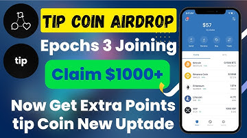 Tip Coin Airdrop | How to claim Tip Coin Airdrop | Tip Coin Airdrop Epoch 3 Joining.