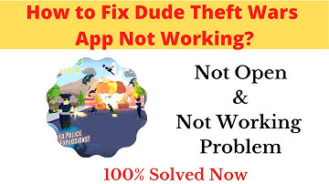 How to Fix Dude Theft Wars App Not Working Problem Android - Not Open Problem Solved | AllTechapple
