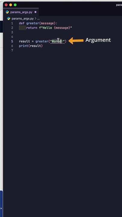 Parameters vs Arguments in Programming 👀🚀 - YouTube