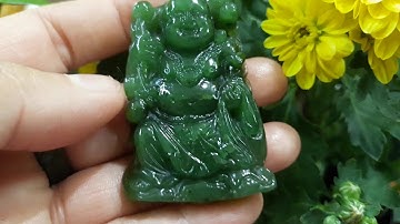 Phật Di Lặc Ngọc Bích Thiên Nhiên Nephrite Jade | Đá Quý Linh Khí Đất Việt LH 0903996911