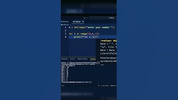 🔁 “Reverse Multiplication Table in Python! 💻”