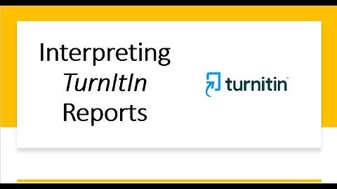 Interpreting Similarity from Turnitin Reports