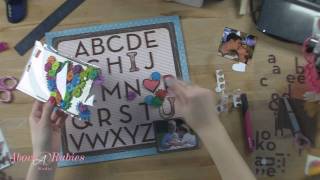 ABC Scrapbook Layout Inspiration Tuesday Tutorial