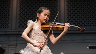 Lin Tokura(age 12) Mendelsshon Violin Concerto E minor, 1st mov. with the Philharmonia Northwest