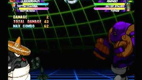 MvC2: Amingo/SilverSamurai/Thanos 100% Combo (2 meters)
