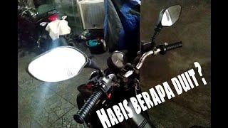 Modif stang trondol naked di motor bebek atau matic wajib nonton ini dulu