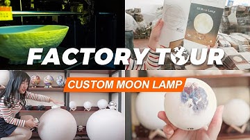 🤩Our First Amazing Factory Tour!! How Winning Products Are Manufactured - Custom Moon Lamp