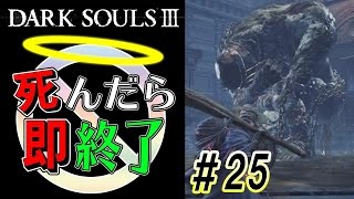 【恐るべし特大剣】ダークソウル3実況プレイ【死んだら即終了】＃25