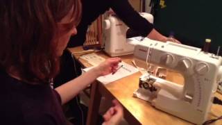 Installing a front load bobbin