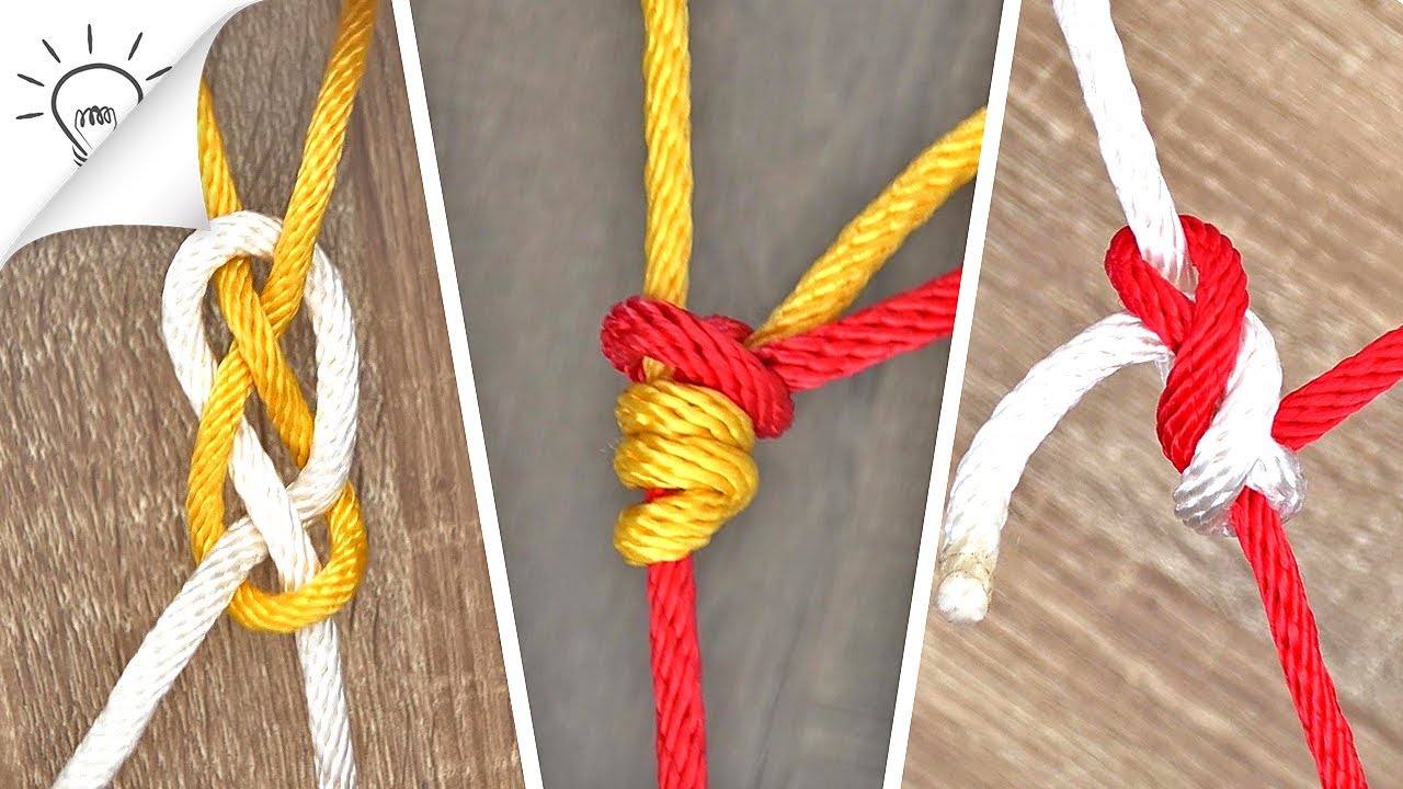 10 Ways to Tie Two Ropes Together Thaitrick YouTube