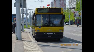 Минск, поездка на автобусе МАЗ-105.065, рег.№ АЕ 3736-7, марш.140 (08.05.2023)