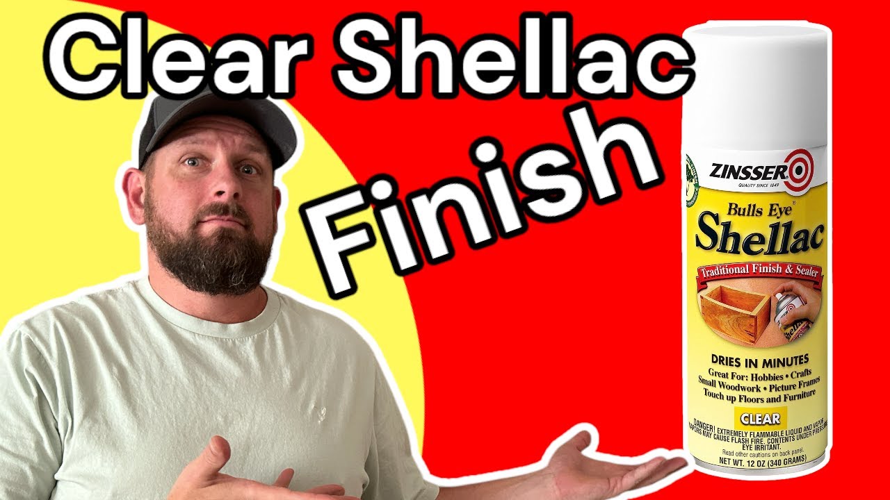 Shellac Clear Spray Finish Review #shellac #finish #lacquer 