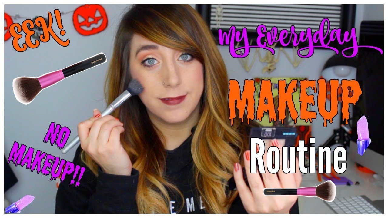 MY EVERYDAY MAKEUP ROUTINE!!! | HALLOWEEN HAPPY