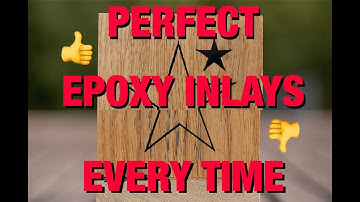 Getting perfect epoxy inlays in wood with a CNC