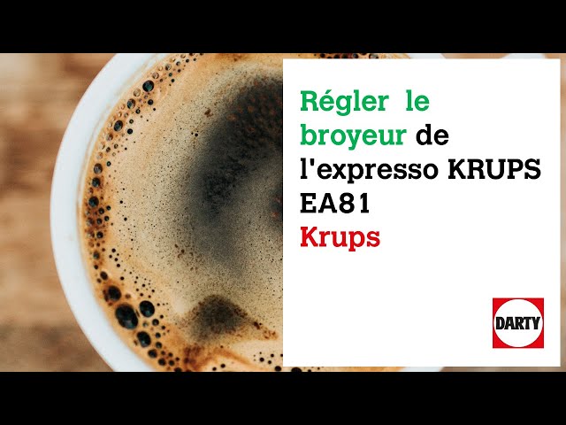 Détartrage – KRUPS Expresso avec broyeur – Communauté SAV Darty