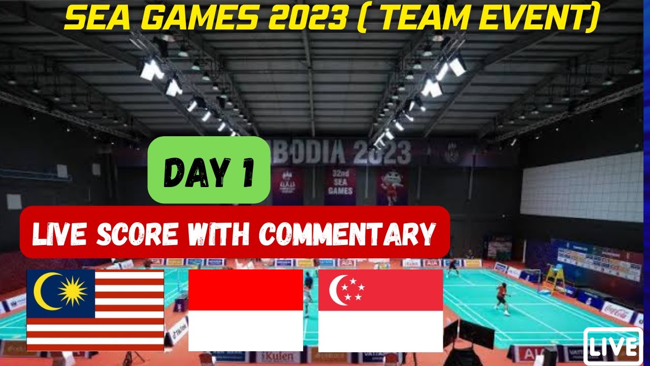 🔴LIVE Sea Games 2023 INDONESIA Singapore V/S Philippines Malaysia , Vietnam , Cambodia AMAN