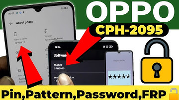 CPH2095 Pattern Unlock | OPPO F17 Password Unlock | Remove Offline #techsriyansh #oppo #mobile