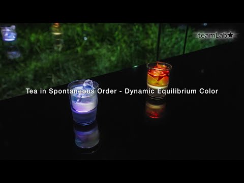 Tea in Spontaneous Order - Dynamic Equilibrium Color