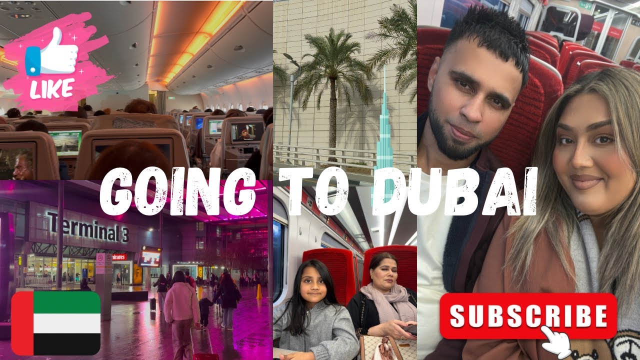 Going To Dubai || Family Trip || Heathrow to DXB ✈️ 🇦🇪