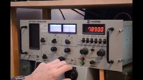 HARRIS RF-550 Receiver with Arduino remote control tunning (2019 REUPLOAD)