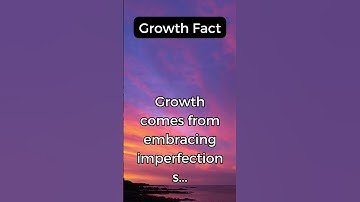 Growth through Embracing Imperfections #shorts