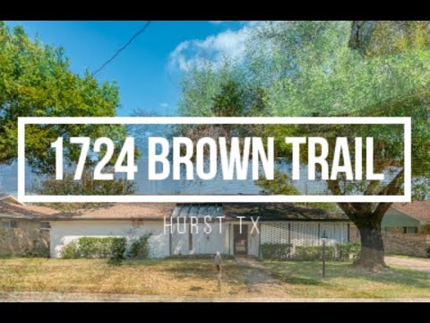 SOLD: 1724 Brown TraiL, HURST TX