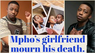 Mpho Sebeng's girlfriend appeared after his death.