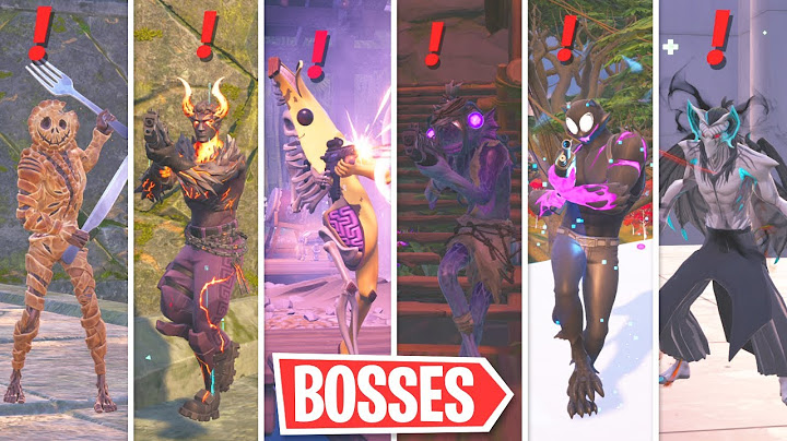I Eliminated All Fortnitemares BOSSES In One Game