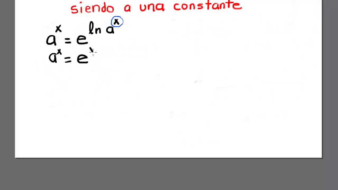 Derivada De A x Demostraci n YouTube derivada-de-a-x-demostraci-n-youtube