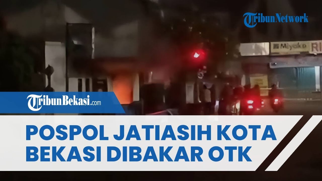Polspol Jatiasih Kota Bekasi Dibakar OTK 
