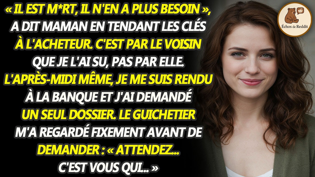 Mon téléphone a vibré avec une photo de ma mère souriant tandis qu’un inconnu sortait le camion de mon défunt mari de mon unité de stockage. Quand je l’ai appelée, elle m’a dit : « Il est mort,...