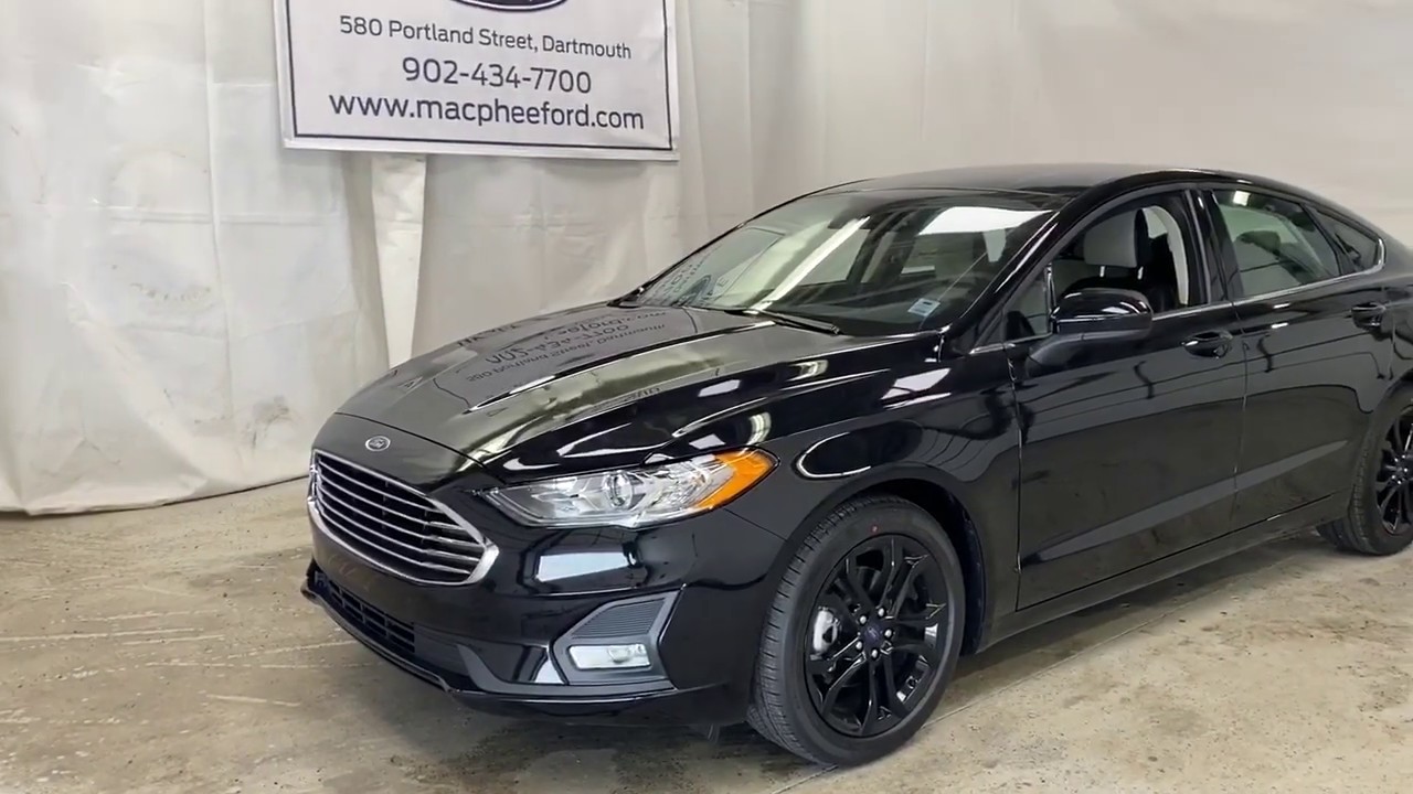 Black 2020 Ford Fusion SE Review - MacPhee Ford - YouTube