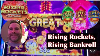 Rising Rockets Are Popping Off! Slot Machine Wins On Emperor and Empress Versions