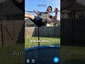 Trampoline Fails A young man in a hoodie and jeans attempts to B1HUpTXS #shorts #trending #viral