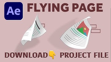 Flying Paper Animation in After Effects | Easy & Professional Tutorial (No Plugins!)