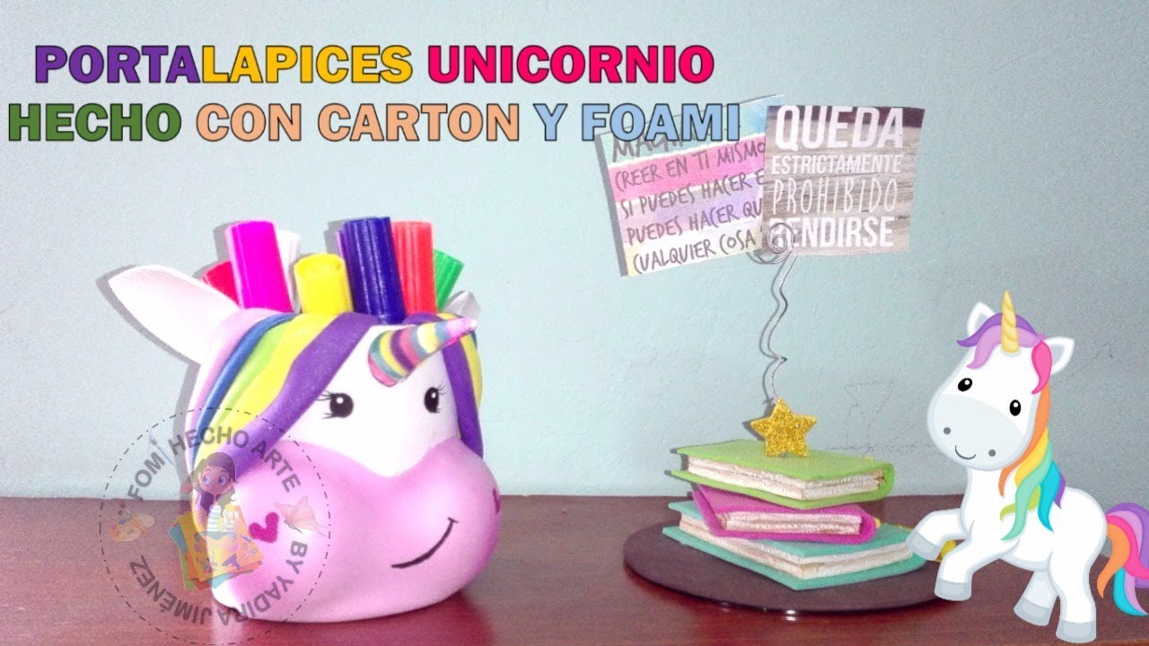 cuadernos decorados de unicornio con foami unicornio portalapiz de foami diy unicornio para el cuadernos decorados de unicornio con foami unicornio portalapiz de foami diy unicornio para el