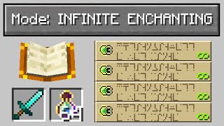 Minecraft UHC but with INFINITE Enchants..