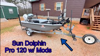 2025 Sun Dolphin Pro 120 Tour & Mods