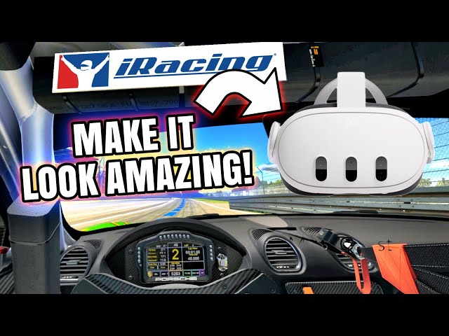 Make Your QUEST 3 Look Amazing for iRACING & other Racing Sims Now! Getting Rid of Link Compression class=