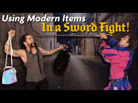 We Tested Modern Items in a Sword Fight!