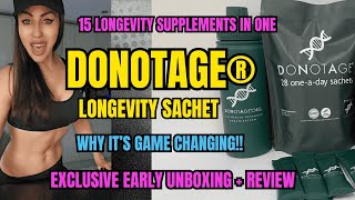 DoNotAge Longevity Sachet Unboxing & Review – 15 in 1 Daily Stack (Exclusive Early Preview)
