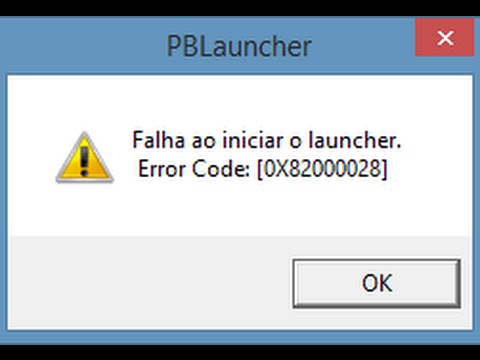 Como resolver o erro [0x82000028] Do PB! 2016 - YouTube